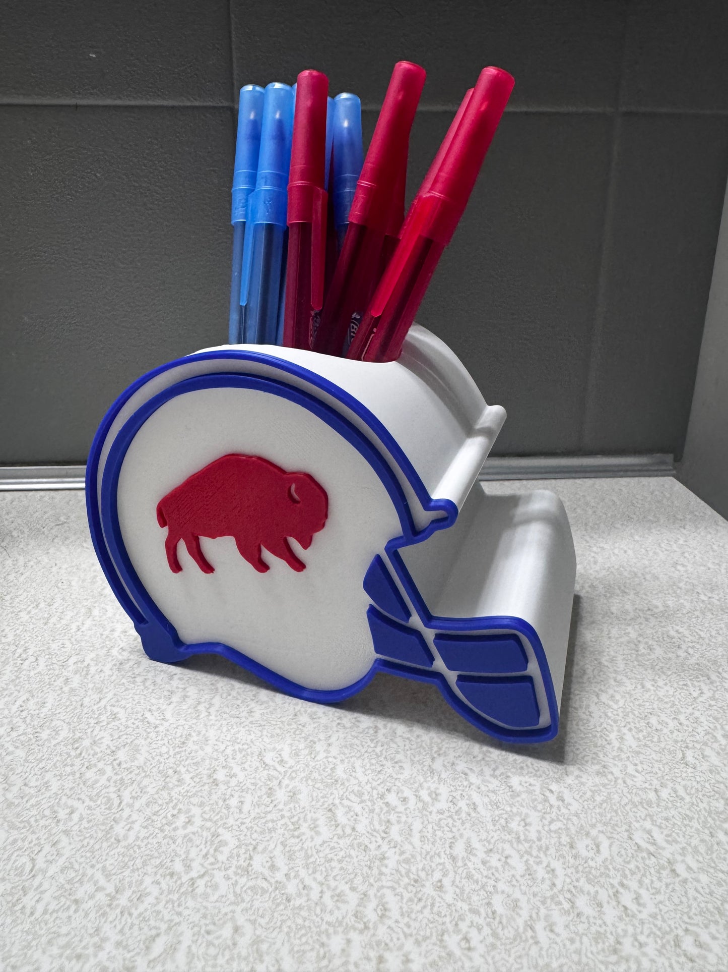 Buffalo Football Helmet Pen Holder