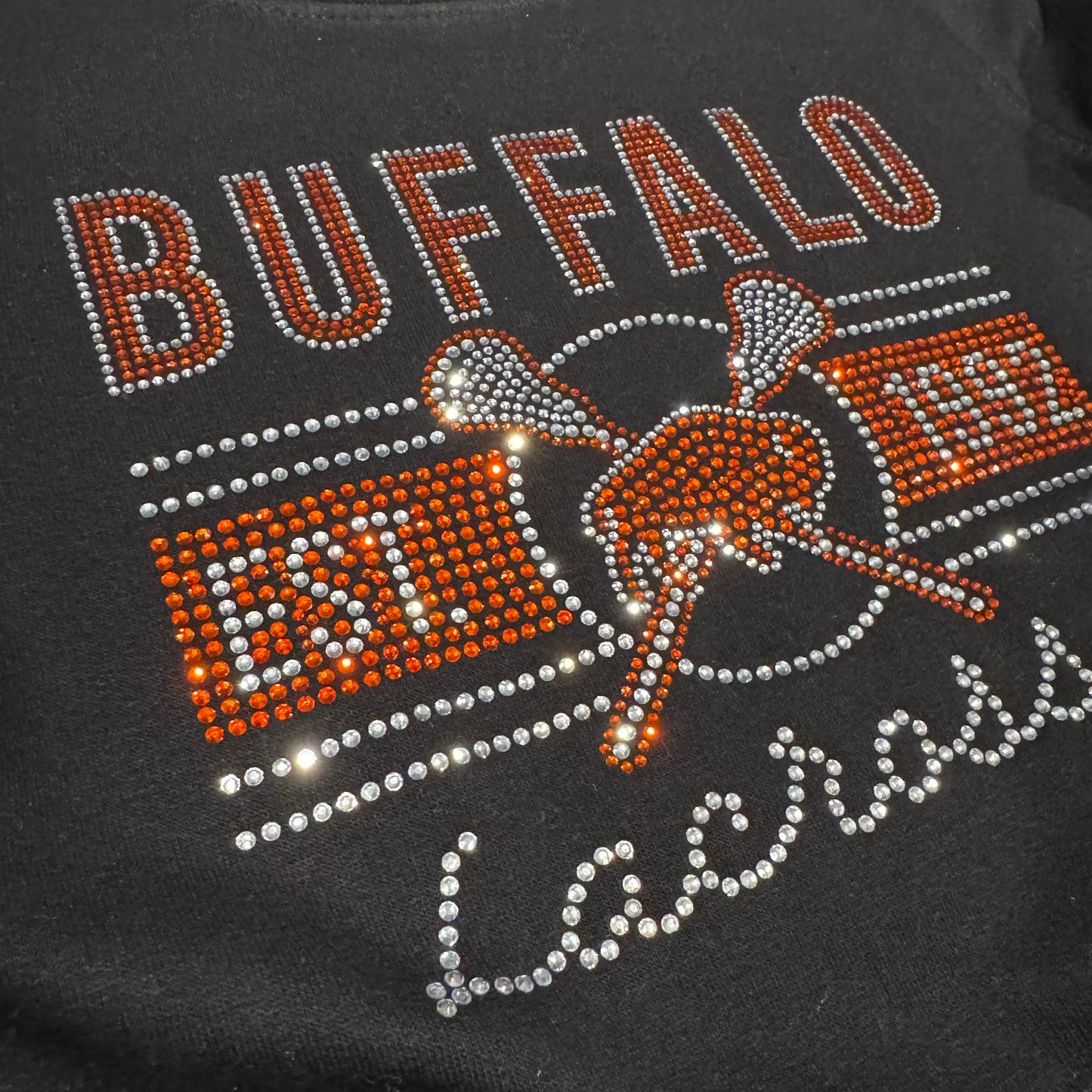Buffalo Lacrosse Rhinestone