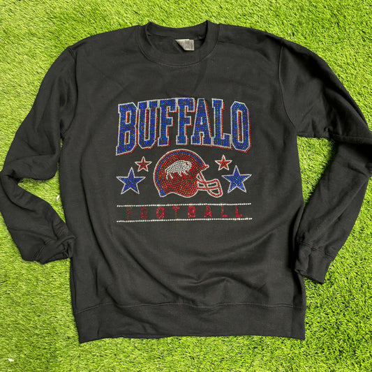 Buffalo Football - Rhinestone