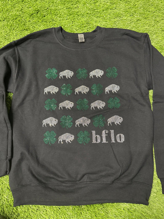 BFLO Shamrock Rhinestone