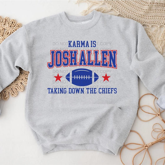 Karma is Josh Allen