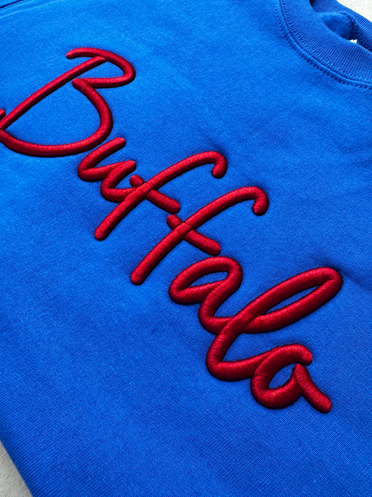 Buffalo Puff Embroidery
