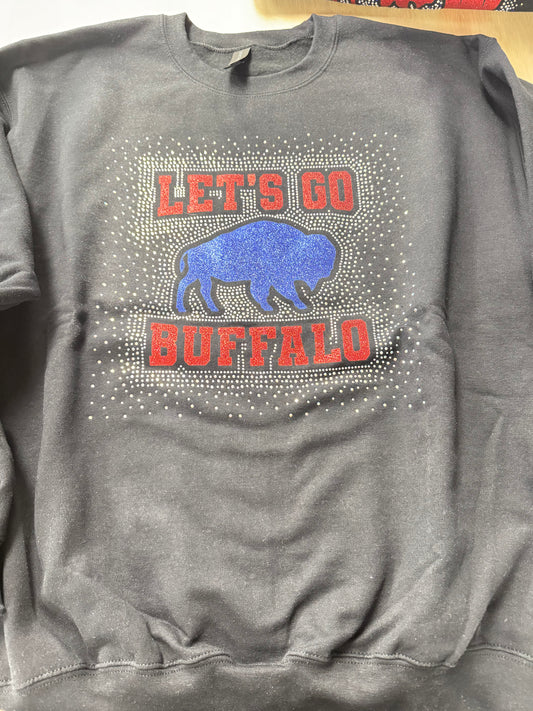 Let’s go Buffalo Rhinestone/ glitter