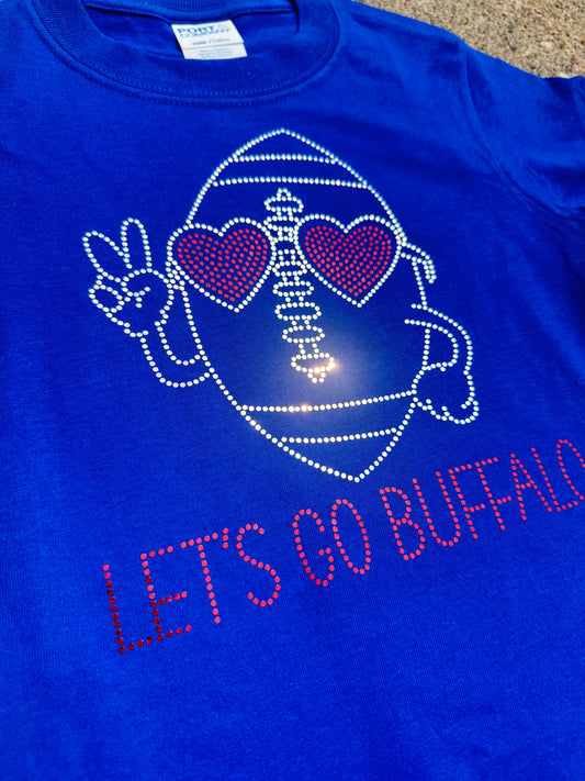 Let’s Go Buffalo Youth Spangle Shirt