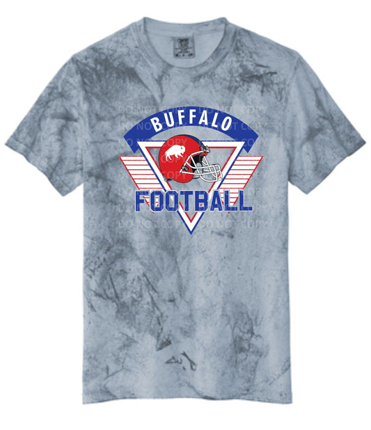 Buffalo Football - Blue Dyed