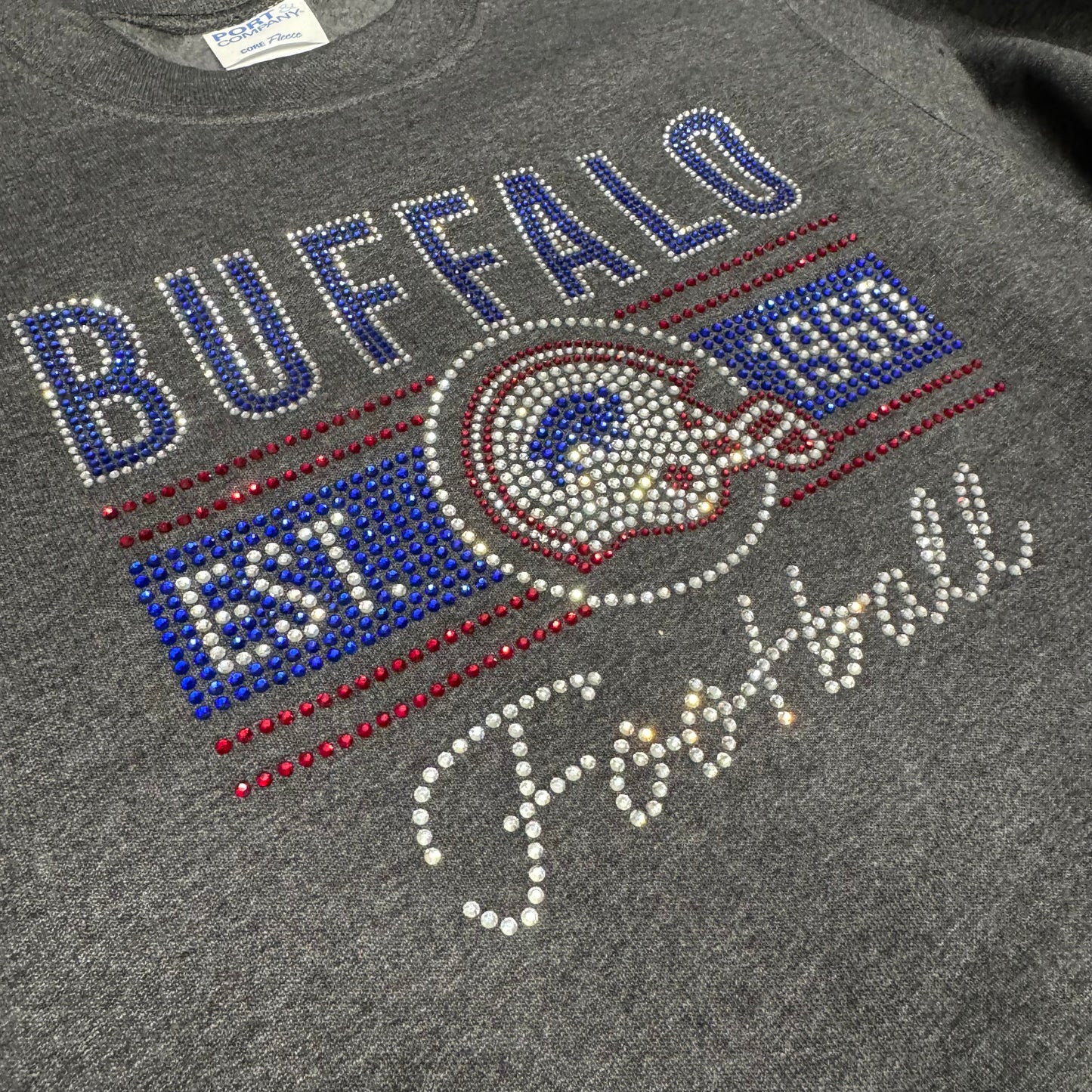 Buffalo Football Rhinestone YOUTH