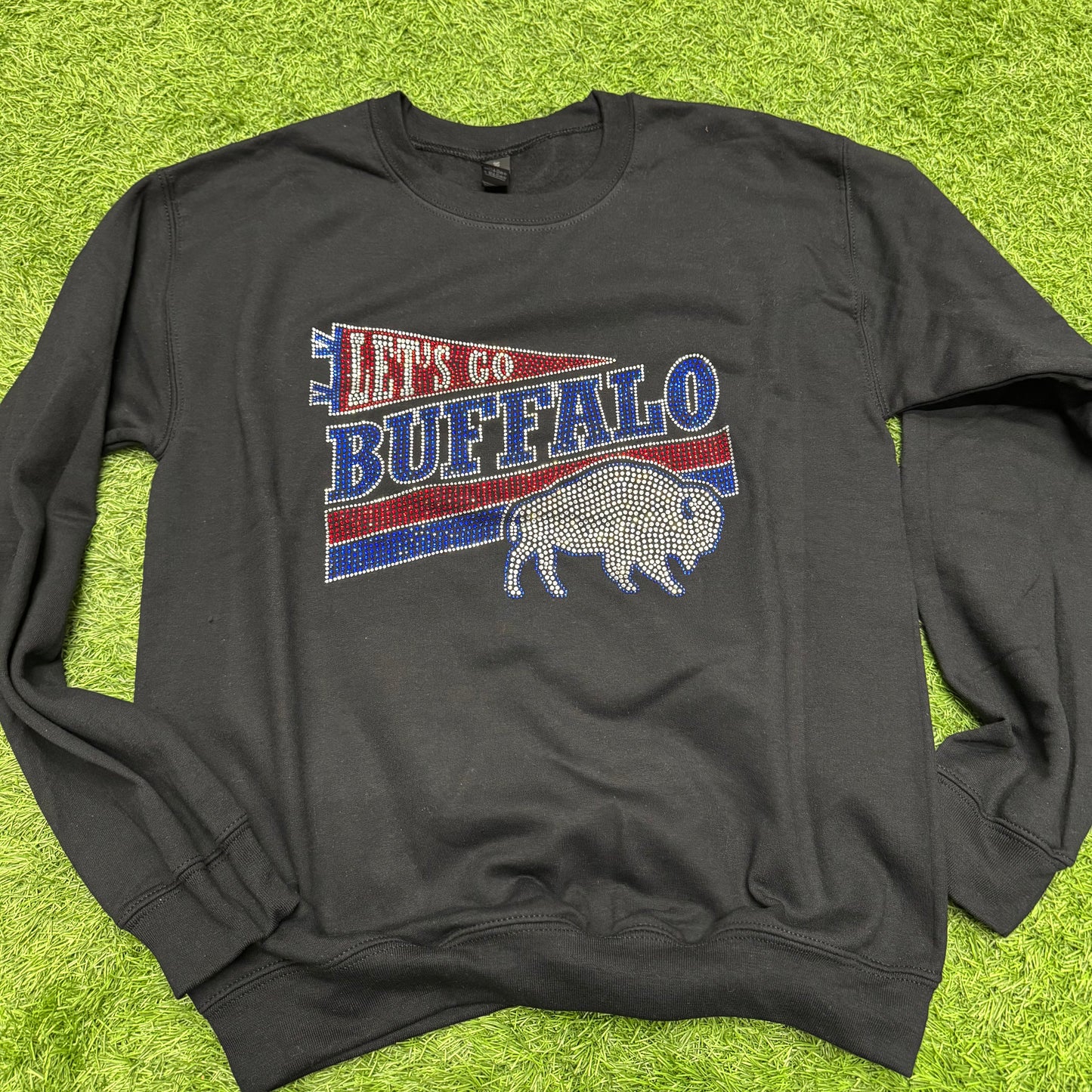 Let's Go Buffalo Rhinestone