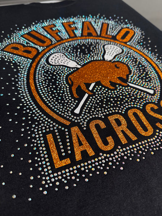 Buffalo Lacrosse Glitter/ Rhinestone