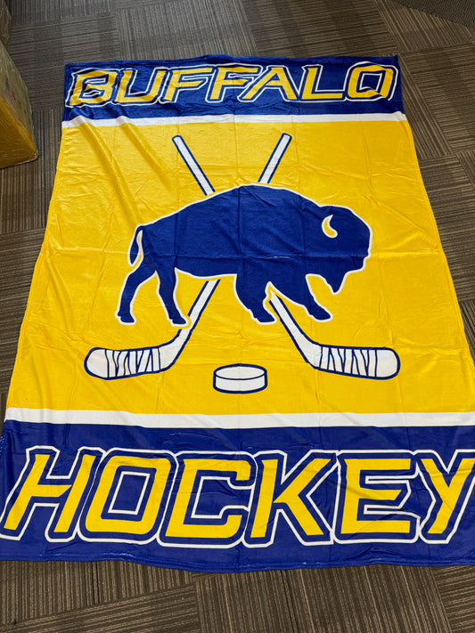 Buffalo Hockey Blanket