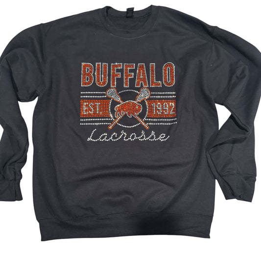 Buffalo Lacrosse Rhinestone