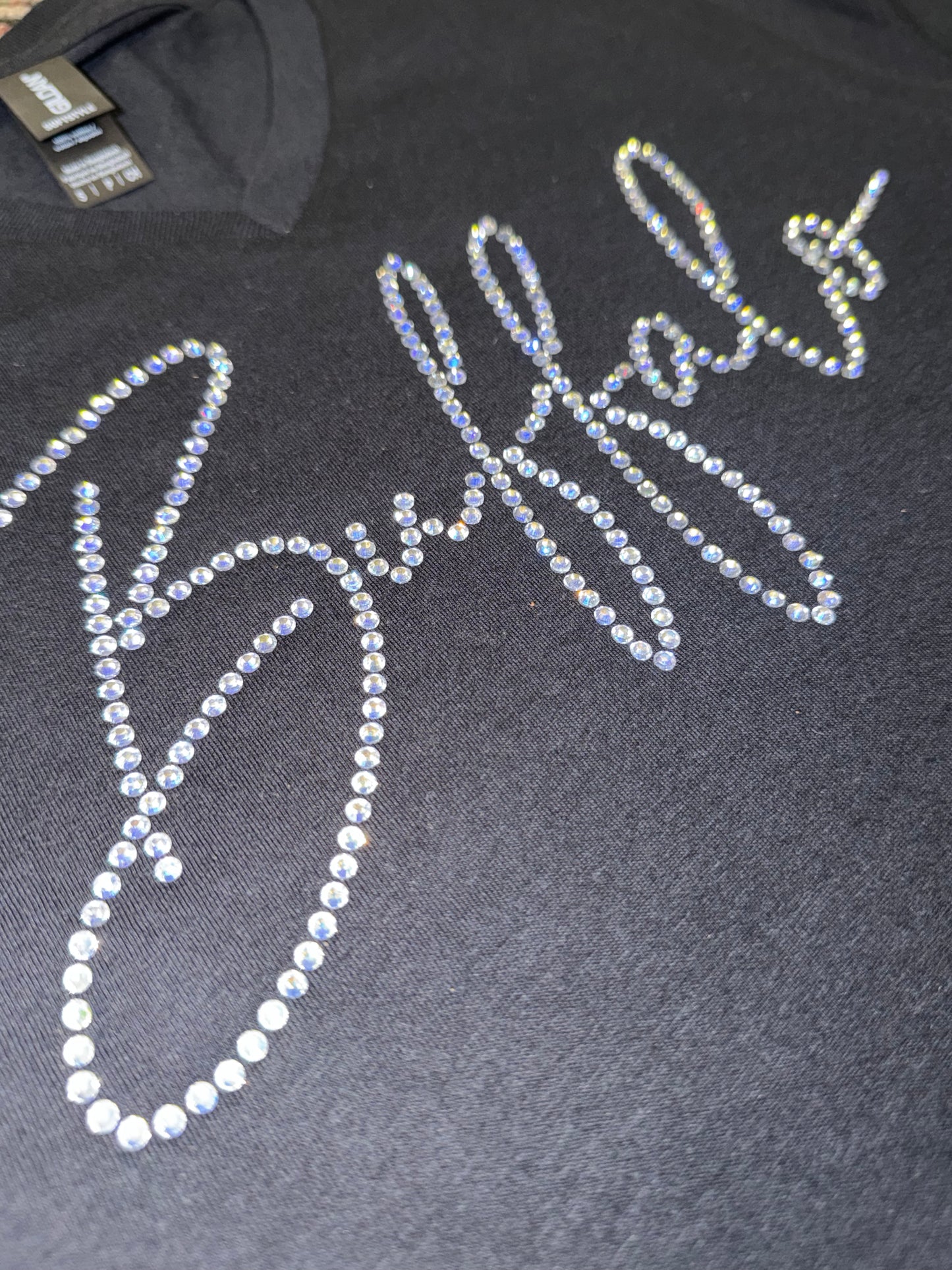 Buffalo Rhinestone V Neck
