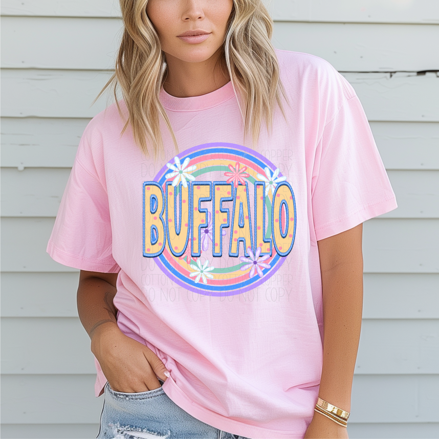 Floral Buffalo